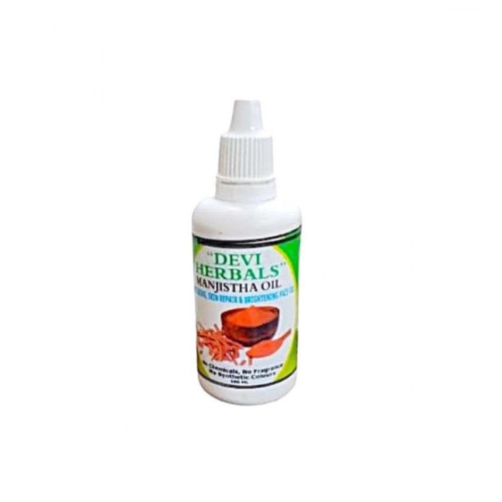 Devi Herbal Manjistha 50 ML Oil - Natural, Anti-Aging And Breathable Hair Oil