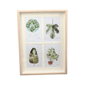 Acrylic Four Collage In One Frame To Add Any Images (Multicolor)