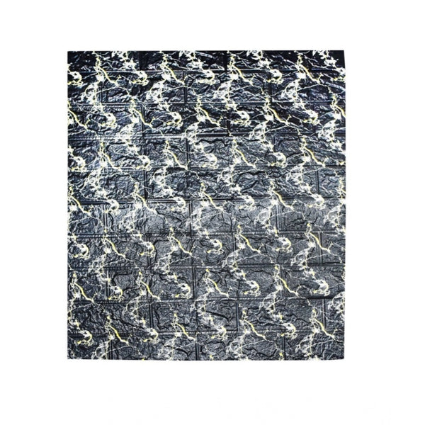 Pack Of 3_Fancy 3D Wall Decor – Stylish Black Decorative Wall Art (Color: Assorted )