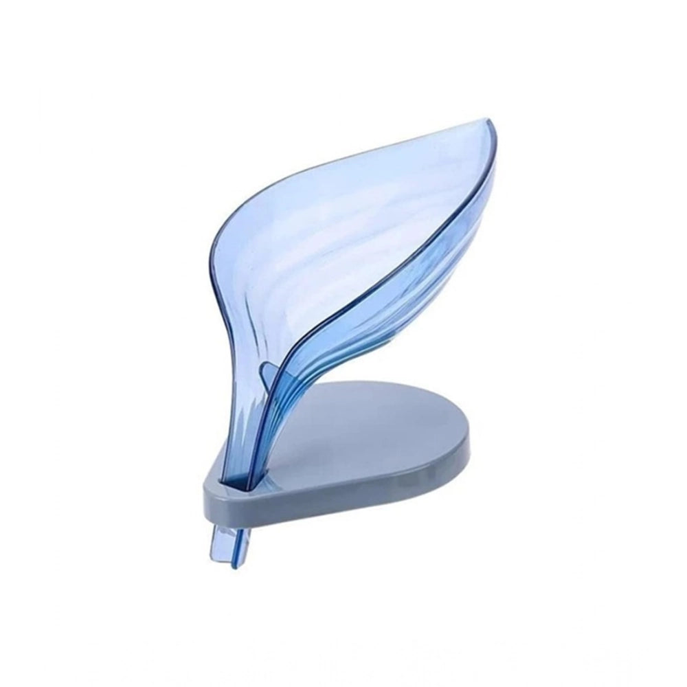 Pack Of 2_Leaf-Shaped Soap Holder – Stylish Bathroom Soap Dish (Color: Assorted )