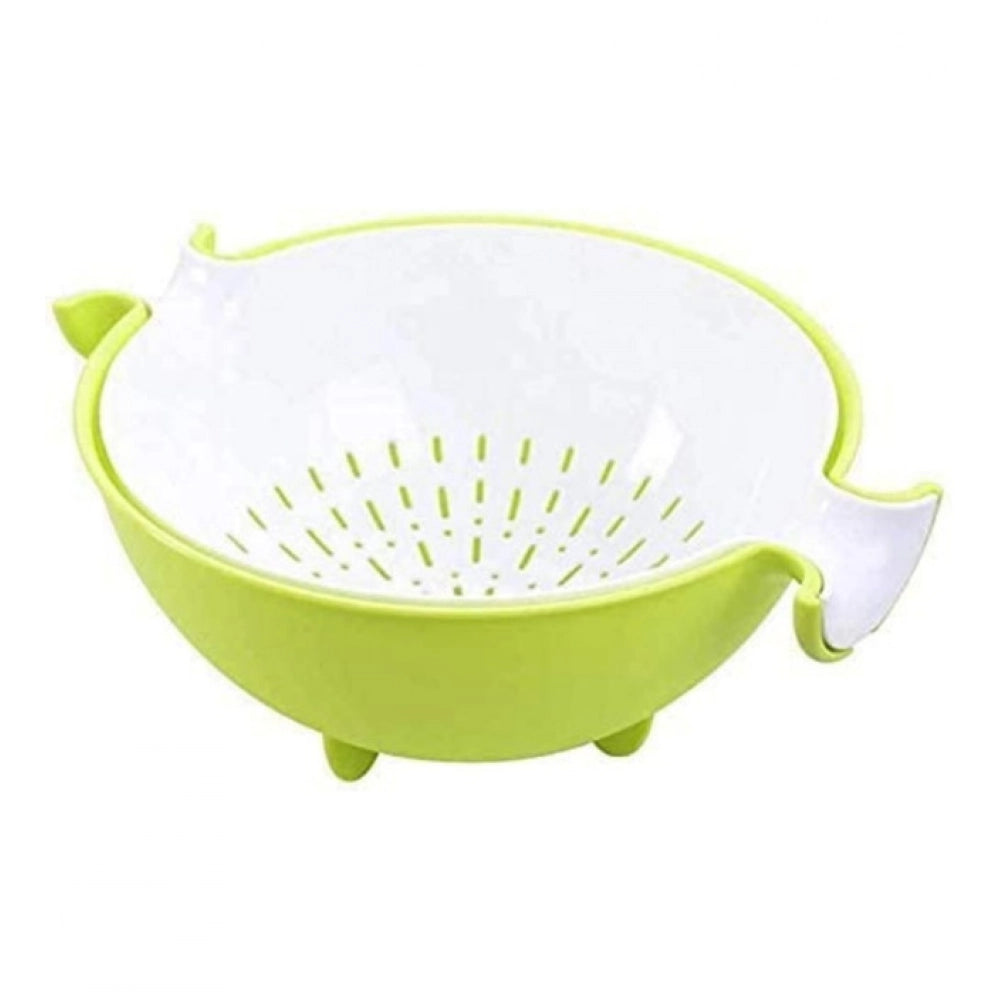 Pack Of 3_Multifunctional Vegetable And Fruit Draining Basket – (Color: Assorted)